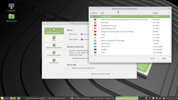 Linux Mint Server